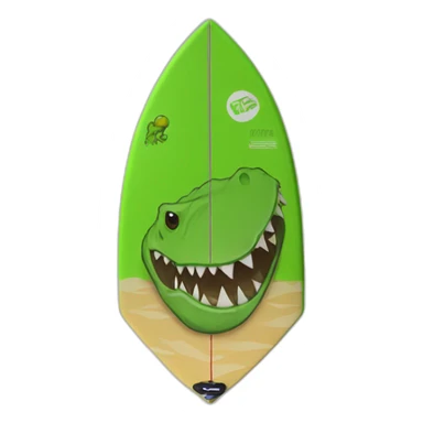 dinosaur wakesurf sticker