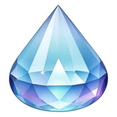 crystallized tear drop sticker