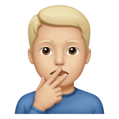 Shh-shh-shh. Quiet. Shut up sticker