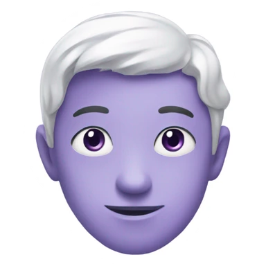 pastel purple gouache sticker