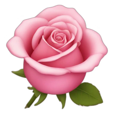 Bisou rose sticker