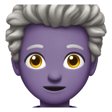 purple thunder  sticker