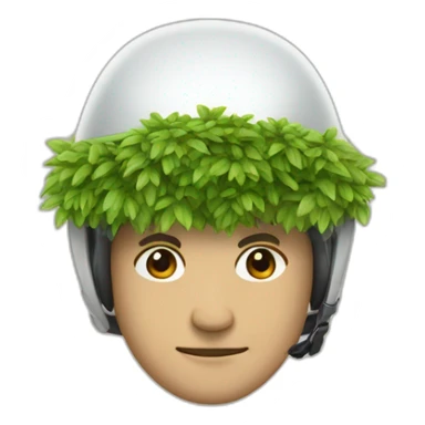 Baum mit helm sticker