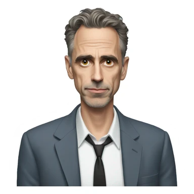 Jordan peterson with magnifier sticker