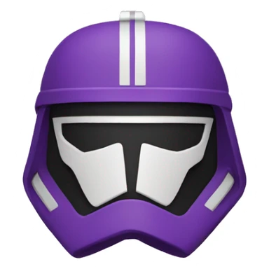 Sith trooper purple icon sticker