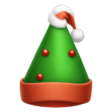 Cute Xmas hat sticker