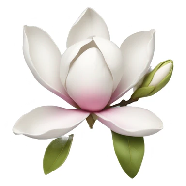 magnolia flower sticker