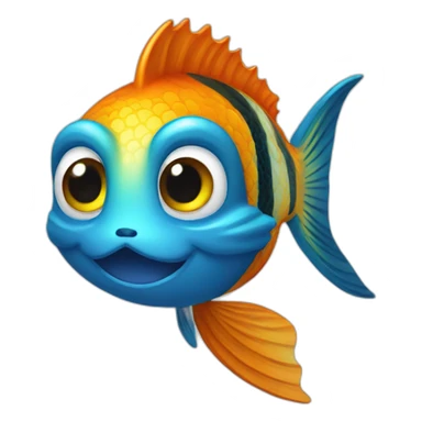 Poisson chat sticker