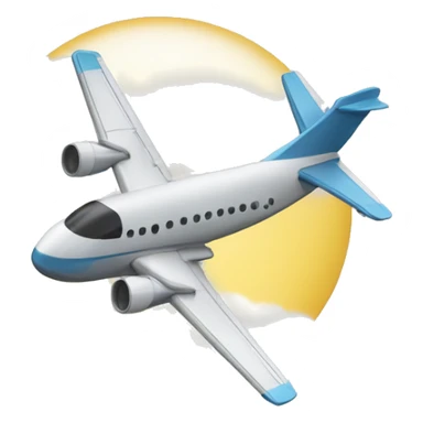 aeroplane with blinfold sticker