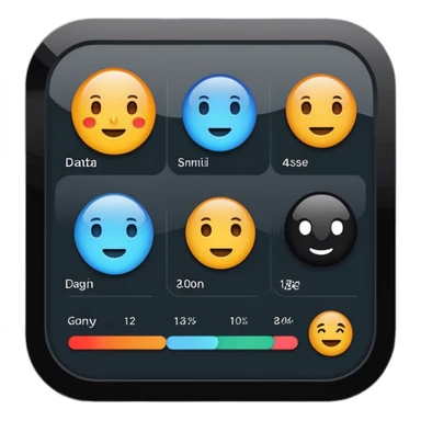 Mood tracking dashboard sticker
