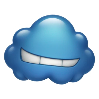 Blue bubble like this one “🫧” sticker