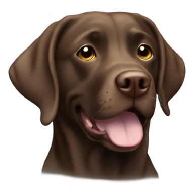 Chocolate lab,money, happy sticker