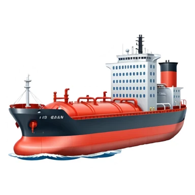 gas tanker ship sticker