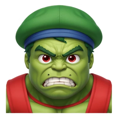 hulk de mario bros sticker