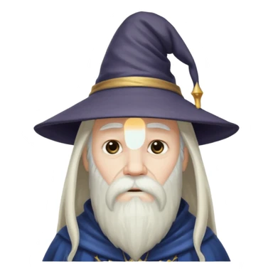 sad wizards in hat sticker