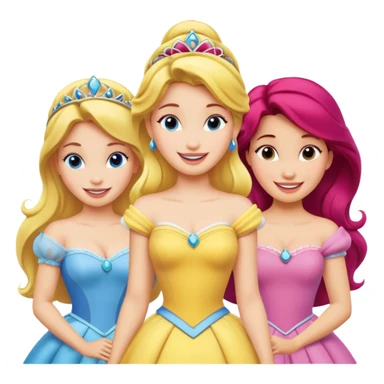Emoji de  princesas  sticker