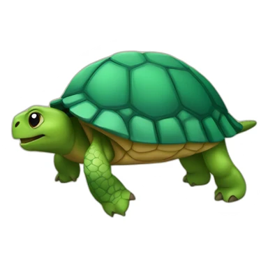 Tortue sur cheval sticker