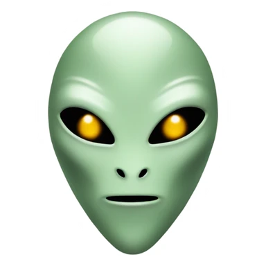 Alien wearing an anonymous mask sticker