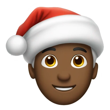 just santa's hat sticker