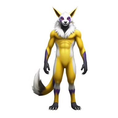 Lombax-Renamon full body sticker