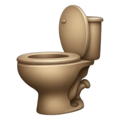Poop toilet sticker