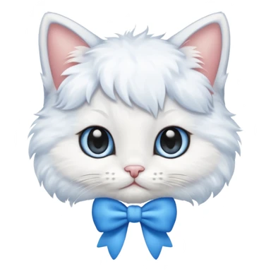 Котёнок с бантиком sticker