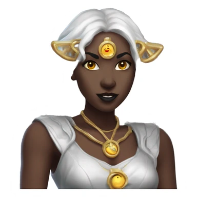 "Technomancy is the use of magic or mystical powers to control and manipulate technology” + "It's kind of like cyberpunk magic or how in some games, characters hack into systems using magic." 🖥️⚡🧙‍♂️ Make a ancient vampire technomancy goddess sticker