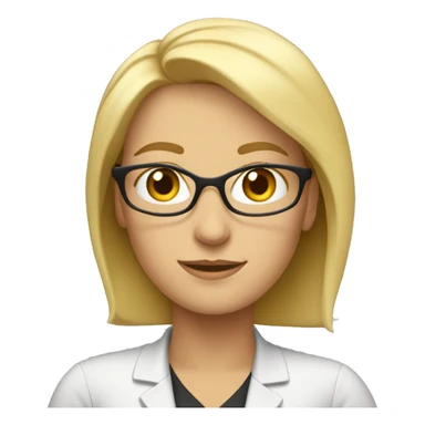 blonde teacher sticker