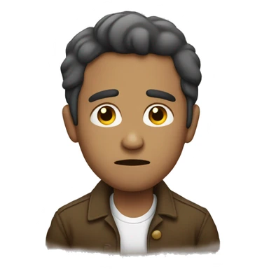 Hombre triste  sticker