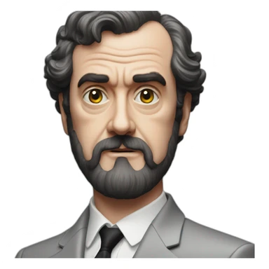 Stanley Kubrick close up sticker