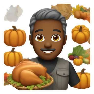Thanksgiving harvest sticker