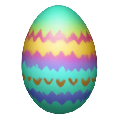 dyed easter egg sticker