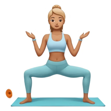 Clam peace yoga sticker