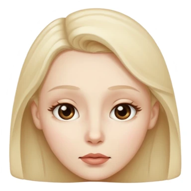 Whispering face sticker