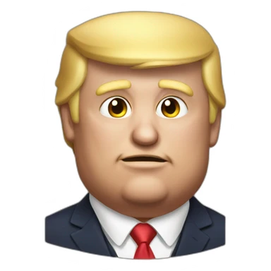 au fat trump buff sticker