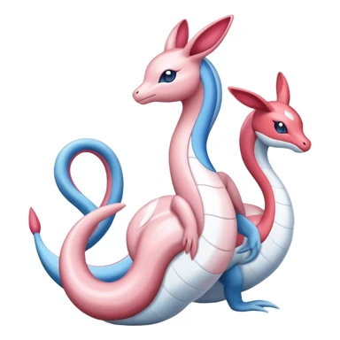 Milotic-Sylveon-Dragonair-Pokémon full body sticker