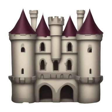 burgundy vampire castle sticker