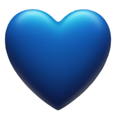 Vibrant blue heart with the night sky in it sticker