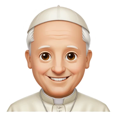 The pope sticker
