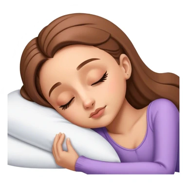 Ariana Grande sleeping sticker