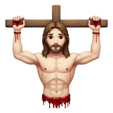 jesus-body-on-the-cross sticker
