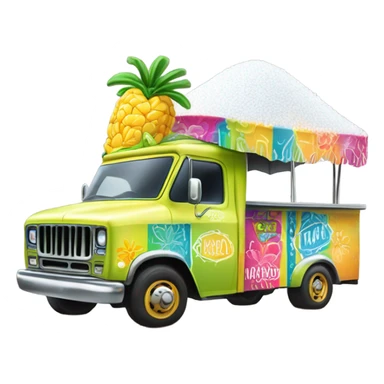 Margarita truck following a margarita salt truck sticker