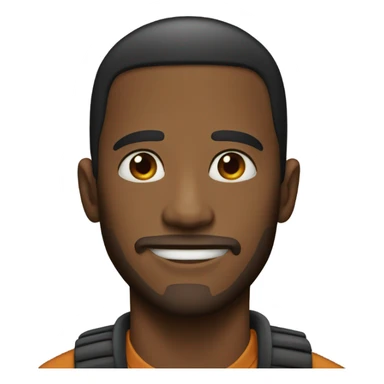 Guy with big jawline sticker