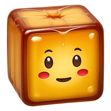 Bean Paste block jelly sticker