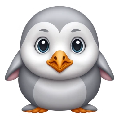 una foca con cara tierna y con manos  sticker