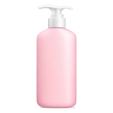 Light pink lotion bottle sticker