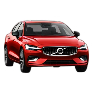 red 2021 volvo s60 sticker