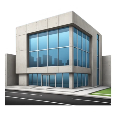 Music recording studio building sticker