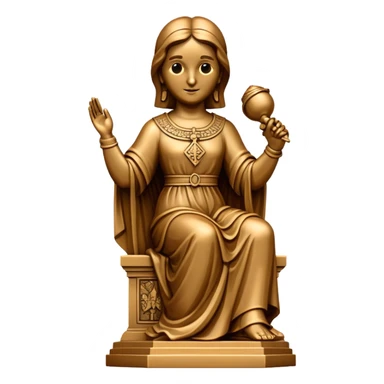 Montserrat moreneta estàtua sticker