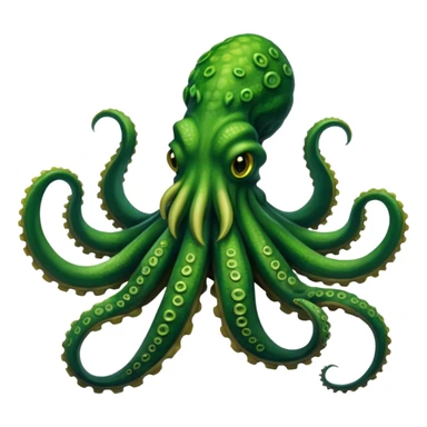 Green Kraken sticker